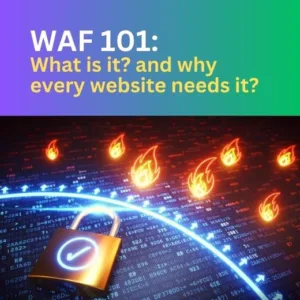 WAF 101: What is it? and why every website needs it?